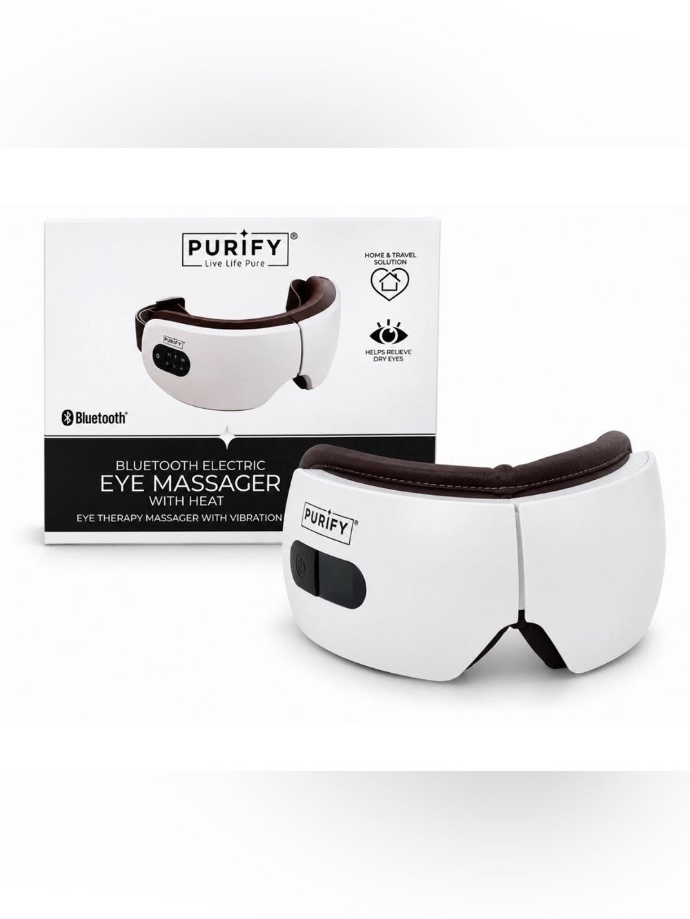 BLUETOOTH ELECTRIC EYE MASSAGER WITH HEAT
EYE THERAPY MASSAGER WITH VIBRATION